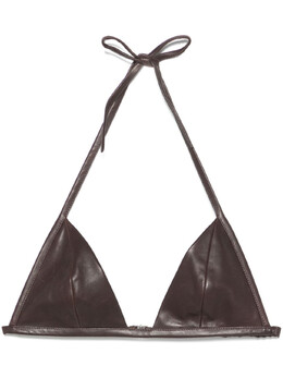 Rick Owens: Кожаный бюстгальтер 