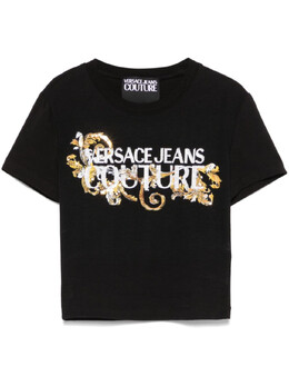 Versace Jeans Couture: Чёрная футболка 