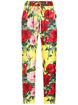 Dolce & Gabbana: Брюки с принтом 