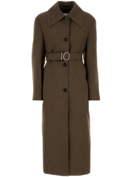Jil Sander: Пальто с поясом 