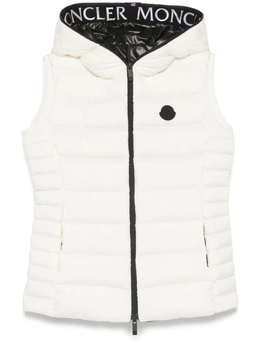 Moncler: Белый жилет 