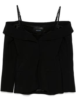 MUGLER: Куртка с открытыми плечами 