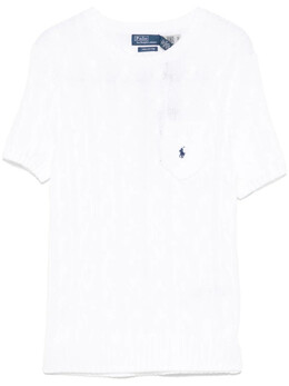 Polo Ralph Lauren: Белый топ 