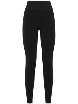 Plein Sport: Чёрные легинсы 