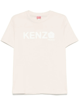Kenzo: Футболка с цветочным принтом 