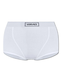 Versace: Белые трусы 