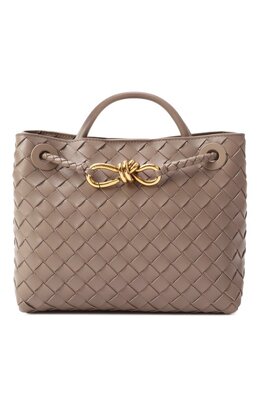 Bottega Veneta: Бежевая сумка 