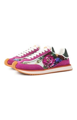 Dolce & Gabbana: Розовые кроссовки  DG