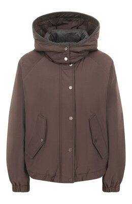 Brunello Cucinelli: Коричневая куртка 
