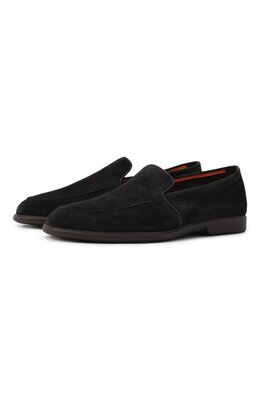 Santoni: Чёрные туфли 