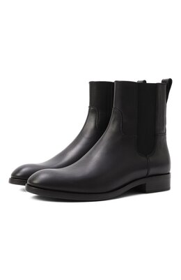 Casadei: Чёрные ботинки 