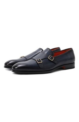 Santoni: Синие туфли 