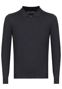 Corneliani: Серое поло 