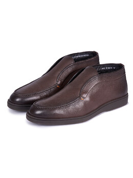 Santoni: Коричневые ботинки 