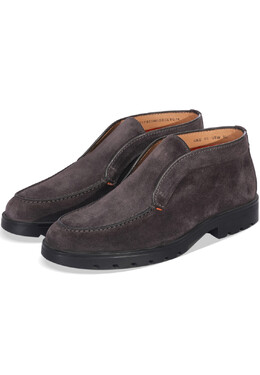 Santoni: Серые ботинки 