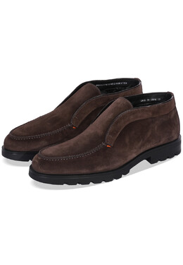 Santoni: Коричневые ботинки 