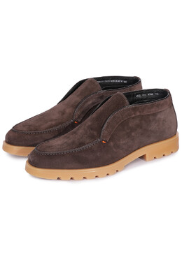 Santoni: Светлые ботинки 