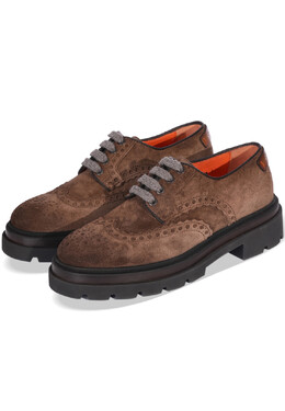 Santoni: Коричневые туфли 