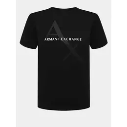 Armani Exchange: Чёрная футболка 
