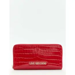 LOVE MOSCHINO: Бордовый кошелёк 