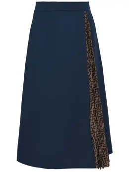 FENDI: Юбка из шерсти 