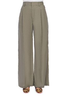 BRUNELLO CUCINELLI: Зелёные брюки 