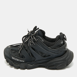 Balenciaga: Чёрные кроссовки  Track