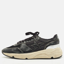 Golden Goose: Чёрные кроссовки  Running