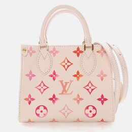 Louis Vuitton: Белая сумка-шоппер 