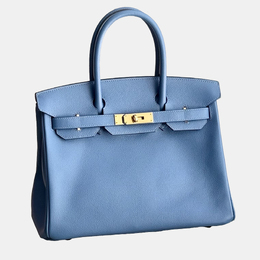 Hermes: Яркая сумка-шоппер  Birkin 30
