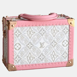 Louis Vuitton: Розовая сумка на руку 