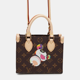 Louis Vuitton: Розовая сумка-шоппер 