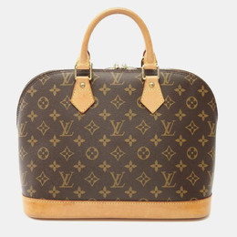 Louis Vuitton: Коричневая сумка 