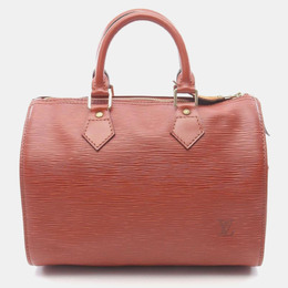 Louis Vuitton: Коричневая сумка  Speedy 25
