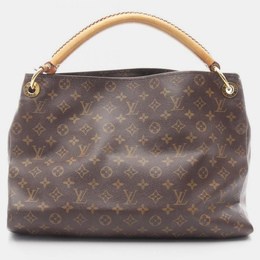 Louis Vuitton: Коричневая сумка 