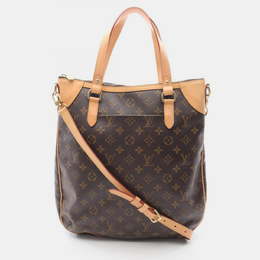 Louis Vuitton: Коричневая сумка-шоппер 