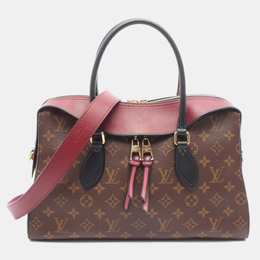 Louis Vuitton: Коричневая сумка 