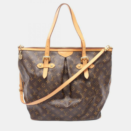 Louis Vuitton: Коричневая сумка 