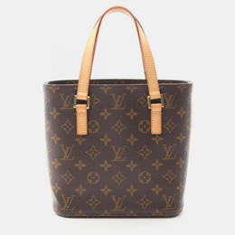 Louis Vuitton: Коричневая сумка-шоппер 