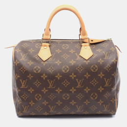 Louis Vuitton: Коричневая сумка  Speedy 30