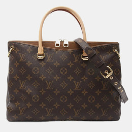 Louis Vuitton: Коричневая сумка 