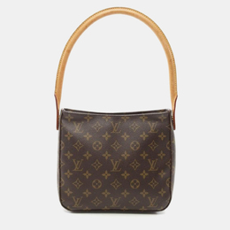 Louis Vuitton: Коричневая сумка  Looping