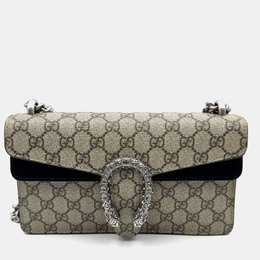 Gucci: Бежевая сумка  GG Supreme