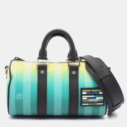 Louis Vuitton: Сумка  Keepall в полоску