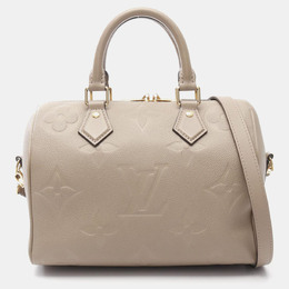 Louis Vuitton: Бежевая сумка  Speedy