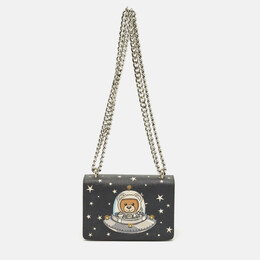 Moschino: Чёрная сумка  Teddy