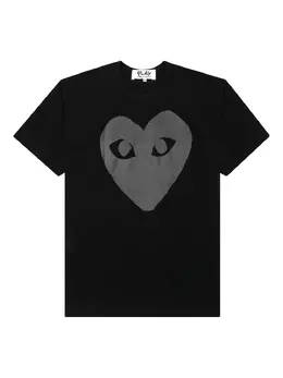 Comme Des Garcons Play: Футболка с принтом 