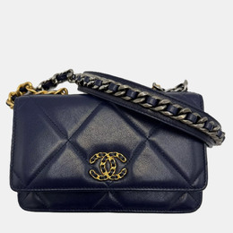 Chanel: Синий кошелёк 