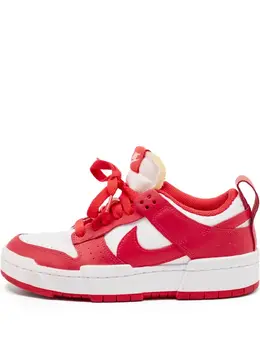 Nike: Красные кроссовки  Dunk Low