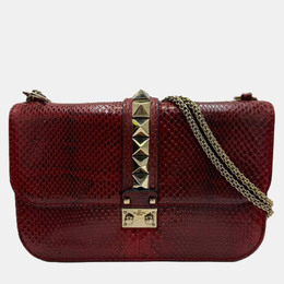Valentino: Красная сумка  Rockstud